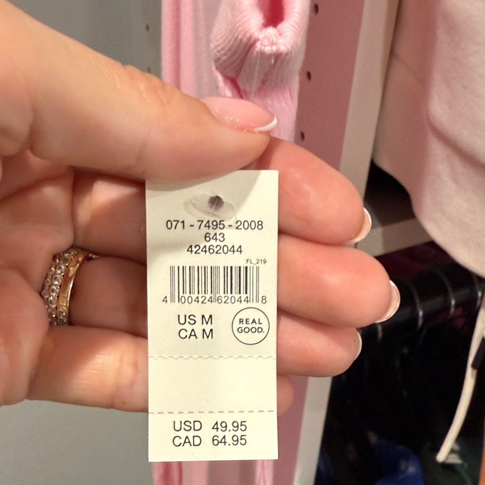 aerie Light Pink Ribbed Tank Dress - Picture 4 of 4
